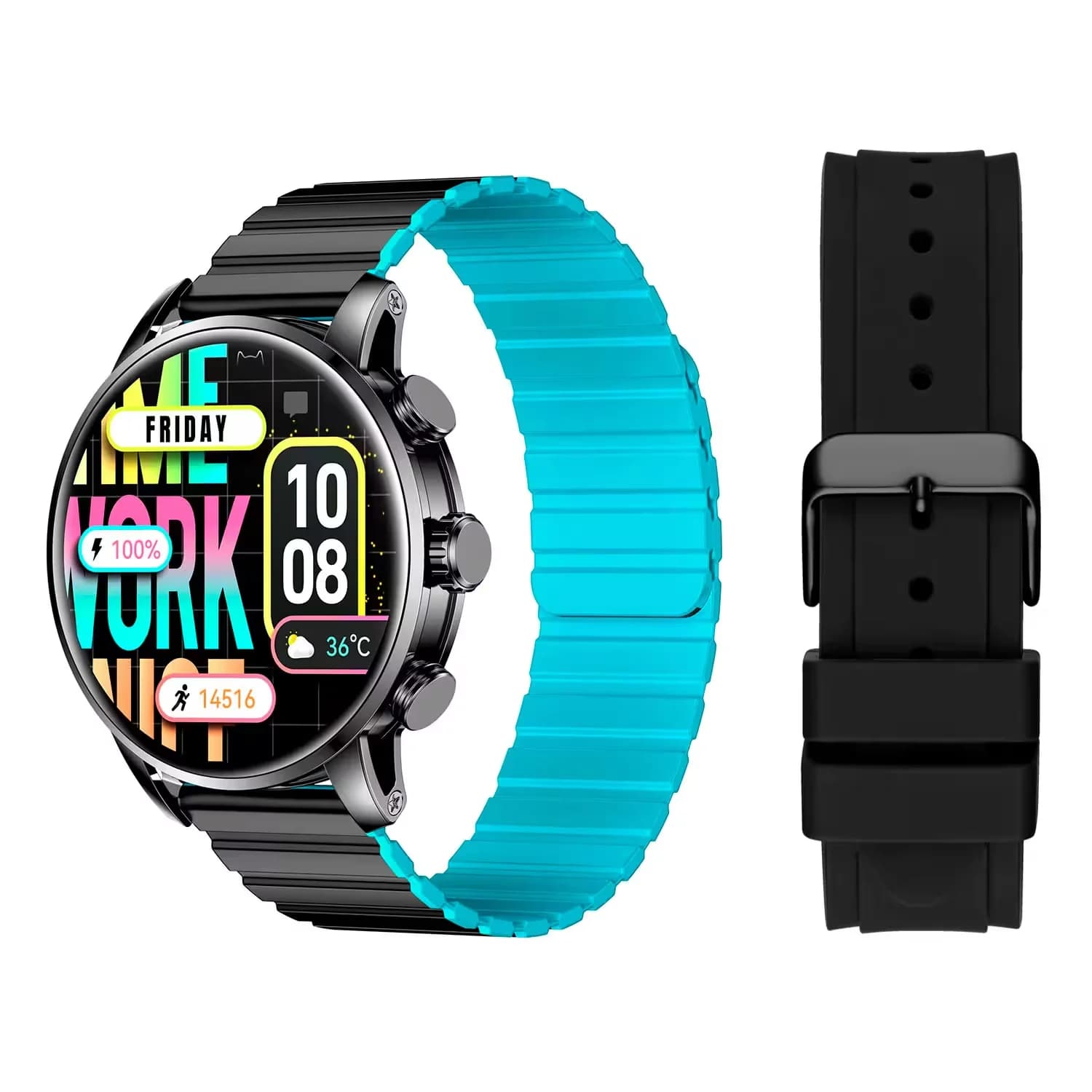 Smartwatch Kieslect Calling KR2 Preto