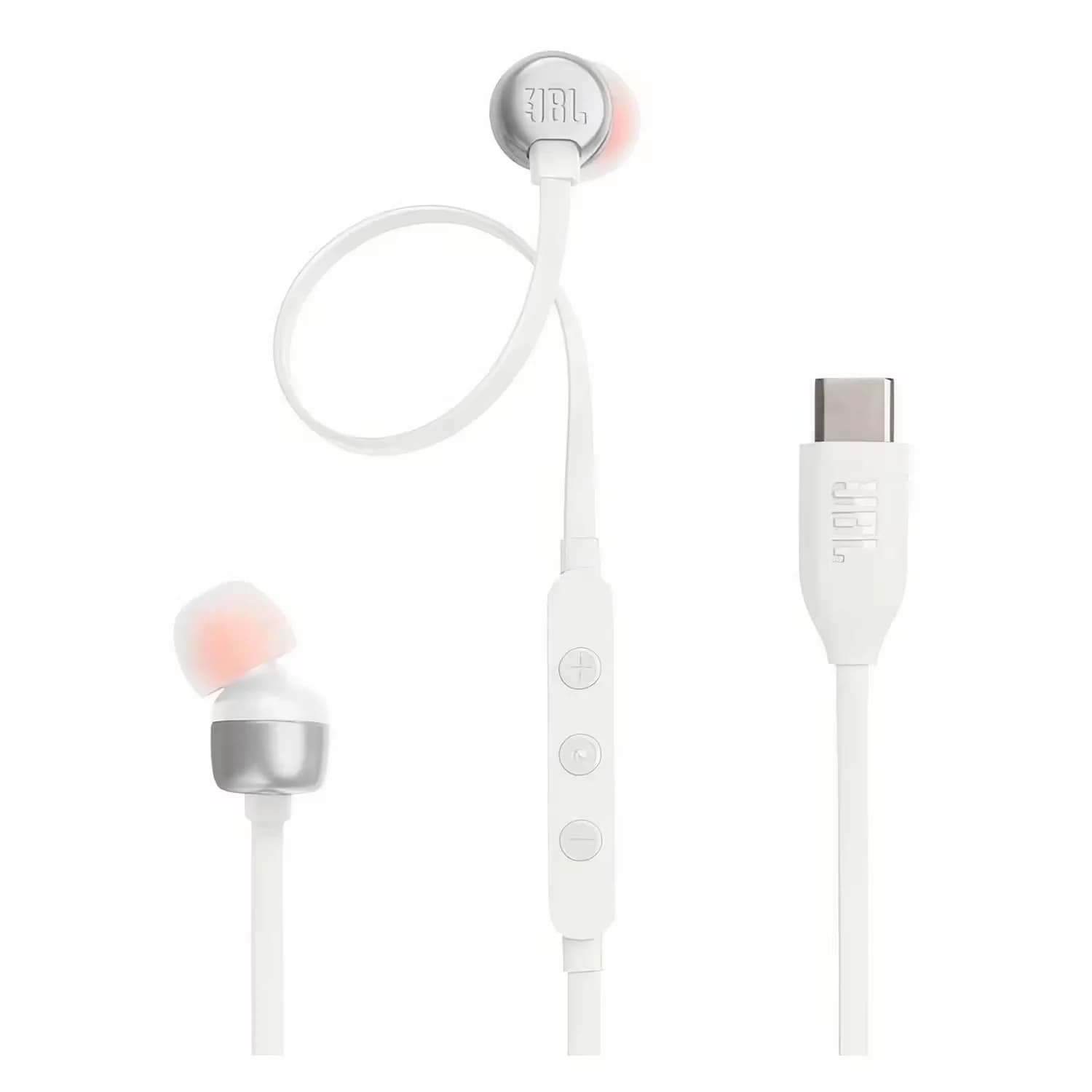 Fone De Ouvido JBL Tune T310c Usb-c Branco