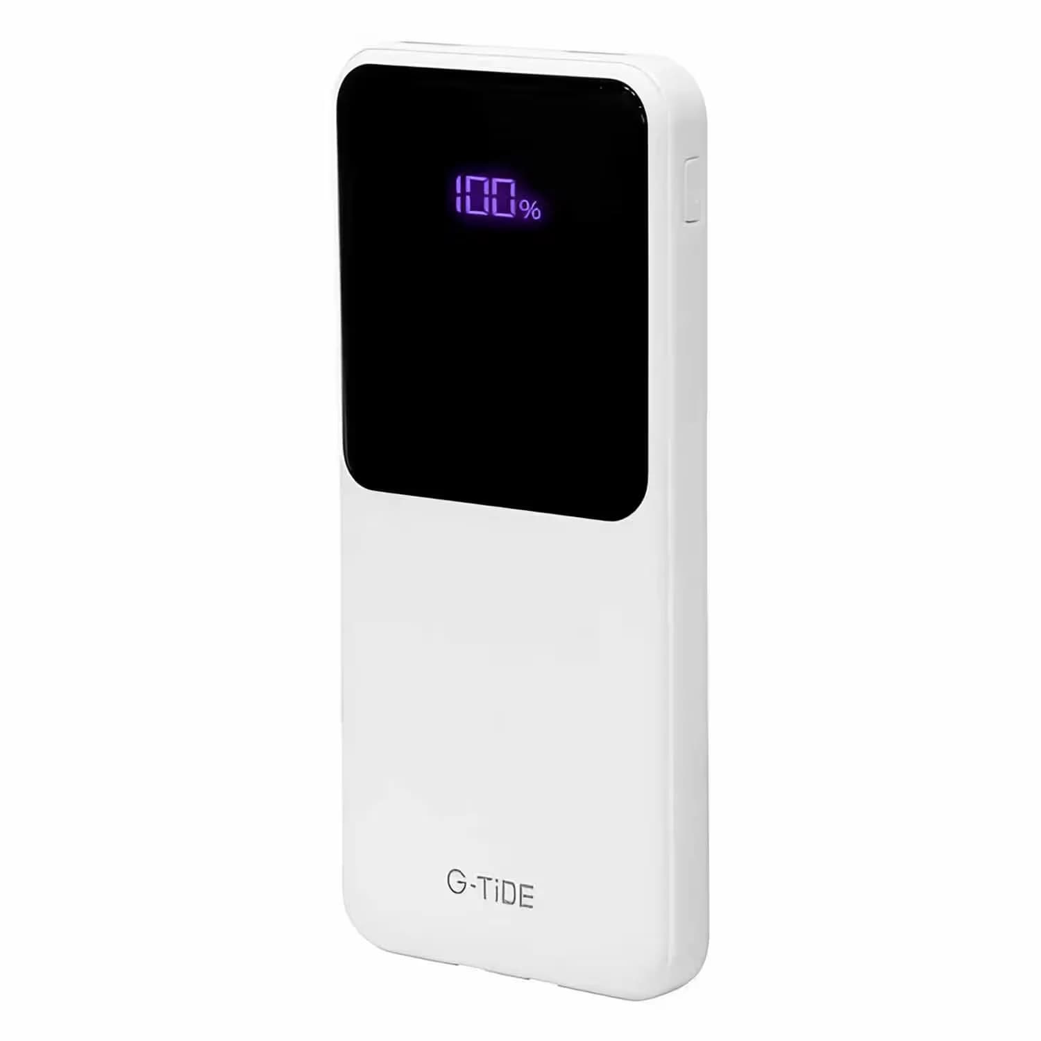 Carregador Portátil G-tide Easy1 10000mah Branco