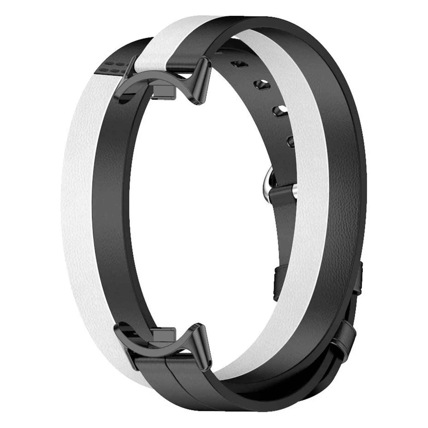 Xiaomi Xiaomi Pulseira Xiaomi Double Wrap Strap Bhr7311gl Para Smart Band 8 Preto E Branco