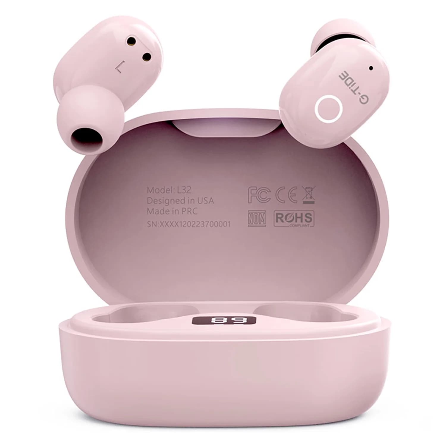 Fone De Ouvido G-tide L32 Wireless Rosa