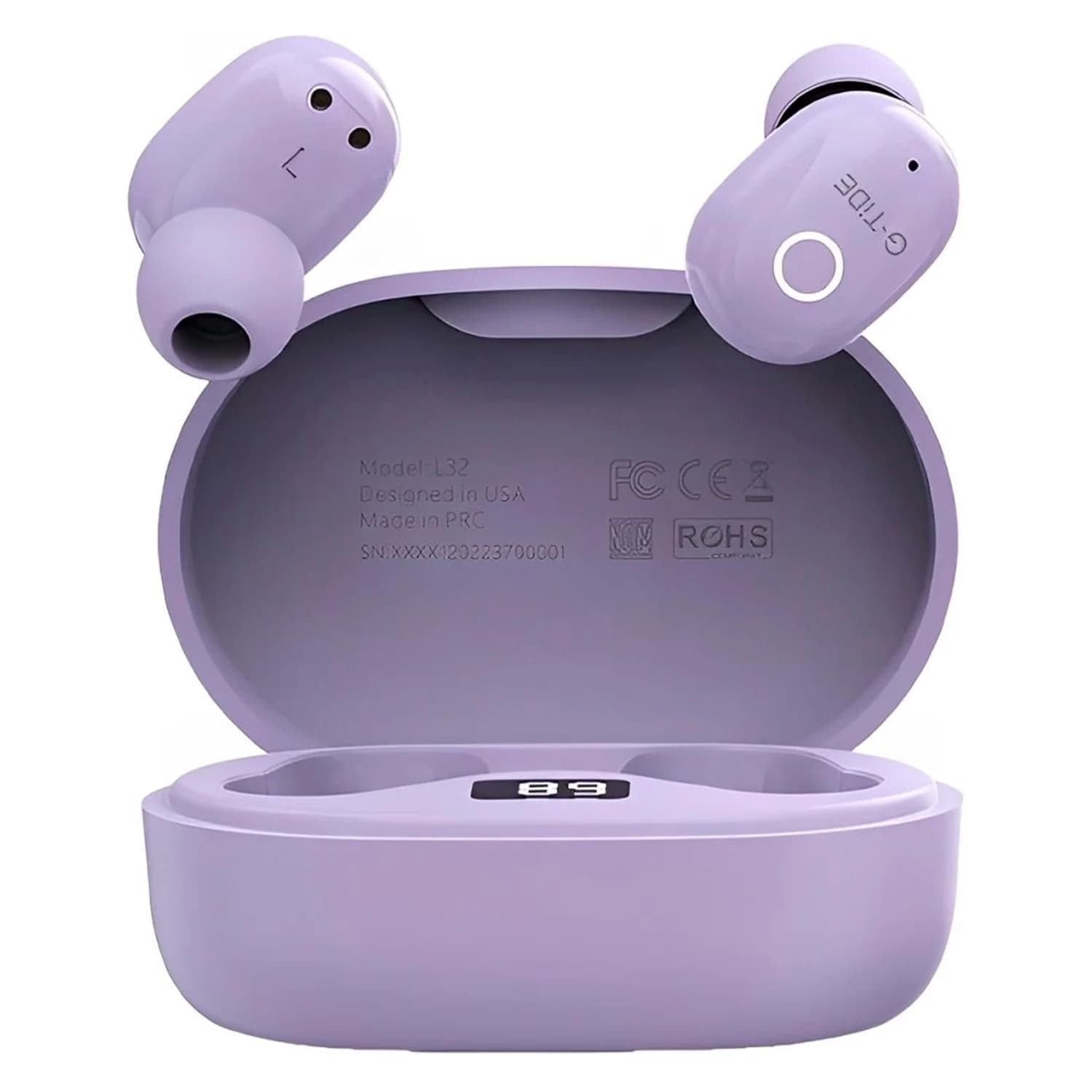 Fone De Ouvido G-tide L32 Wireless Roxo