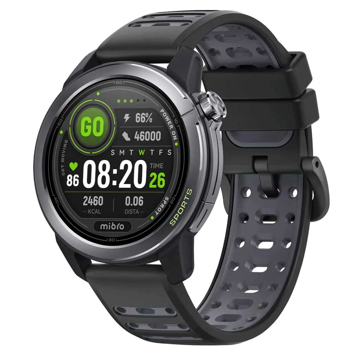 Smartwatch Mibro GS Active 2 Xpaw024 Cinza Escuro