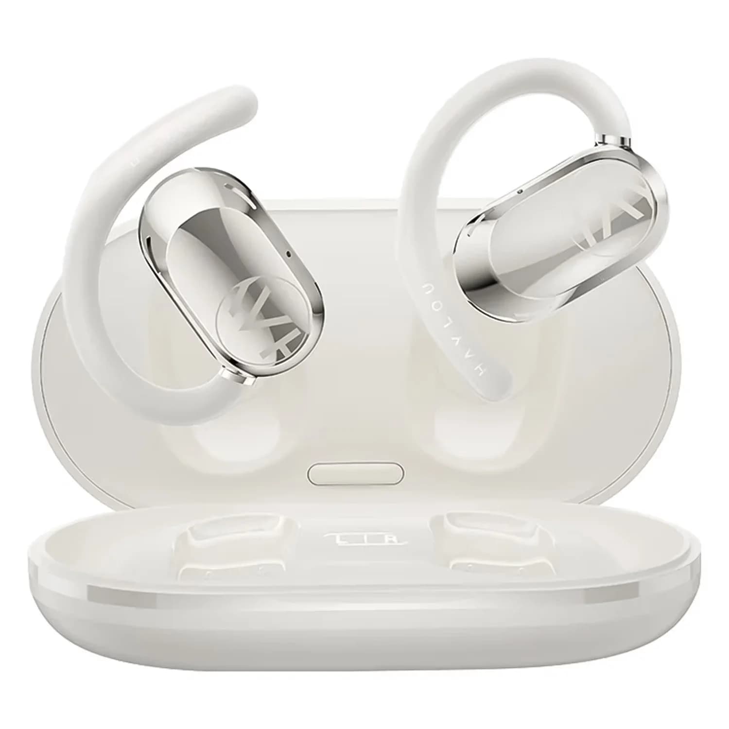 Fone De Ouvido Haylou Earhook 1 Ow02 Wireless Branco