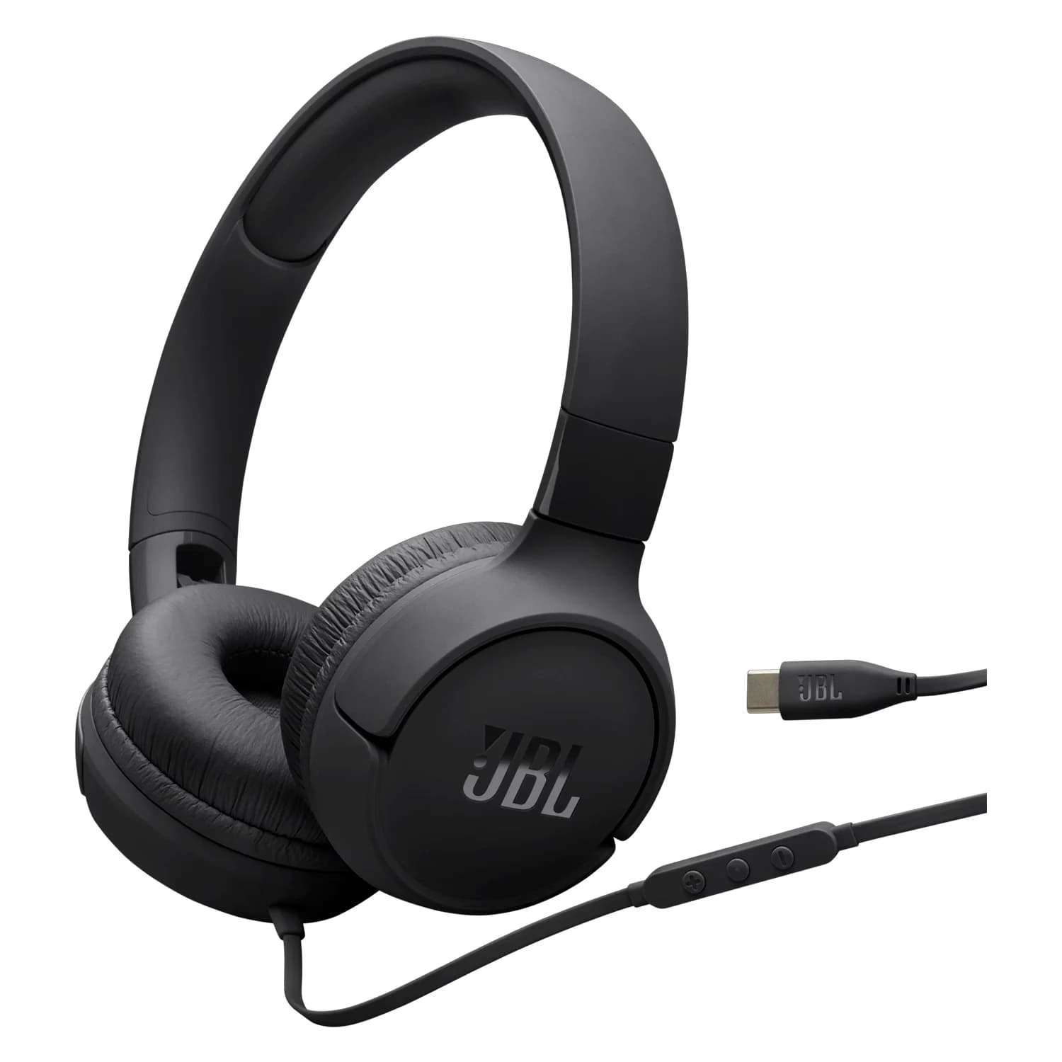 Fone De Ouvido JBL 520c Usb-c Com Fio Preto