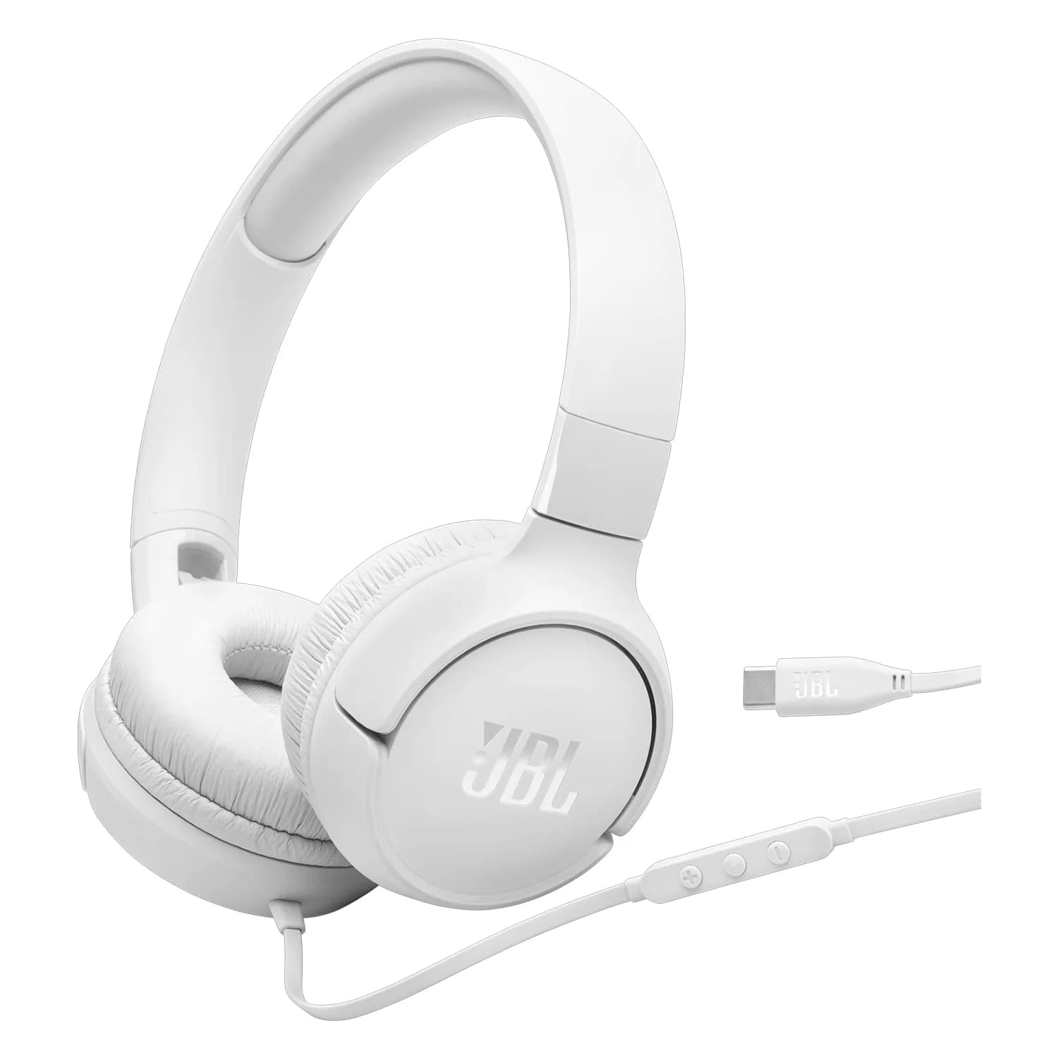Fone De Ouvido JBL Tune 520c Com Fio Usb-c Branco