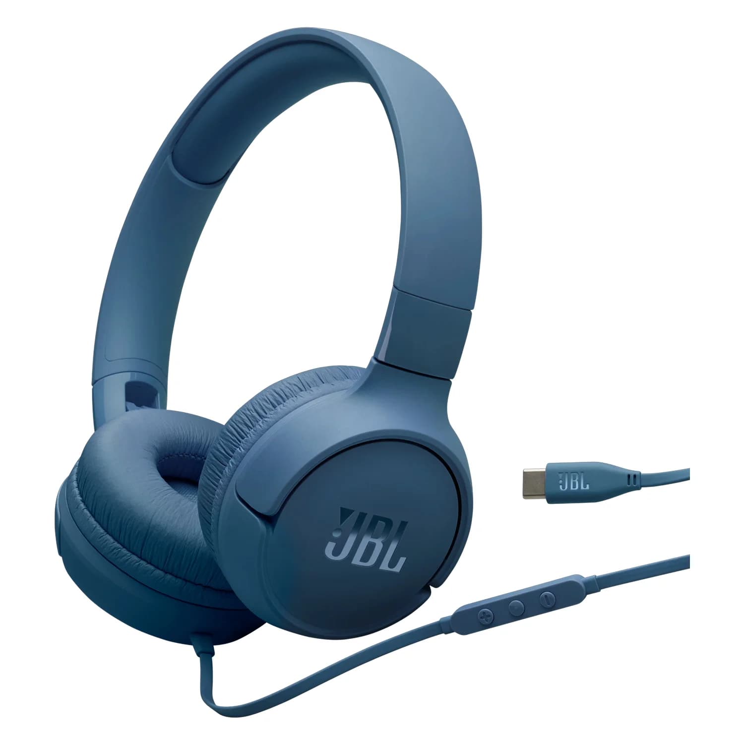 Fone De Ouvido JBL Tune 520c Com Fio Usb-c Azul