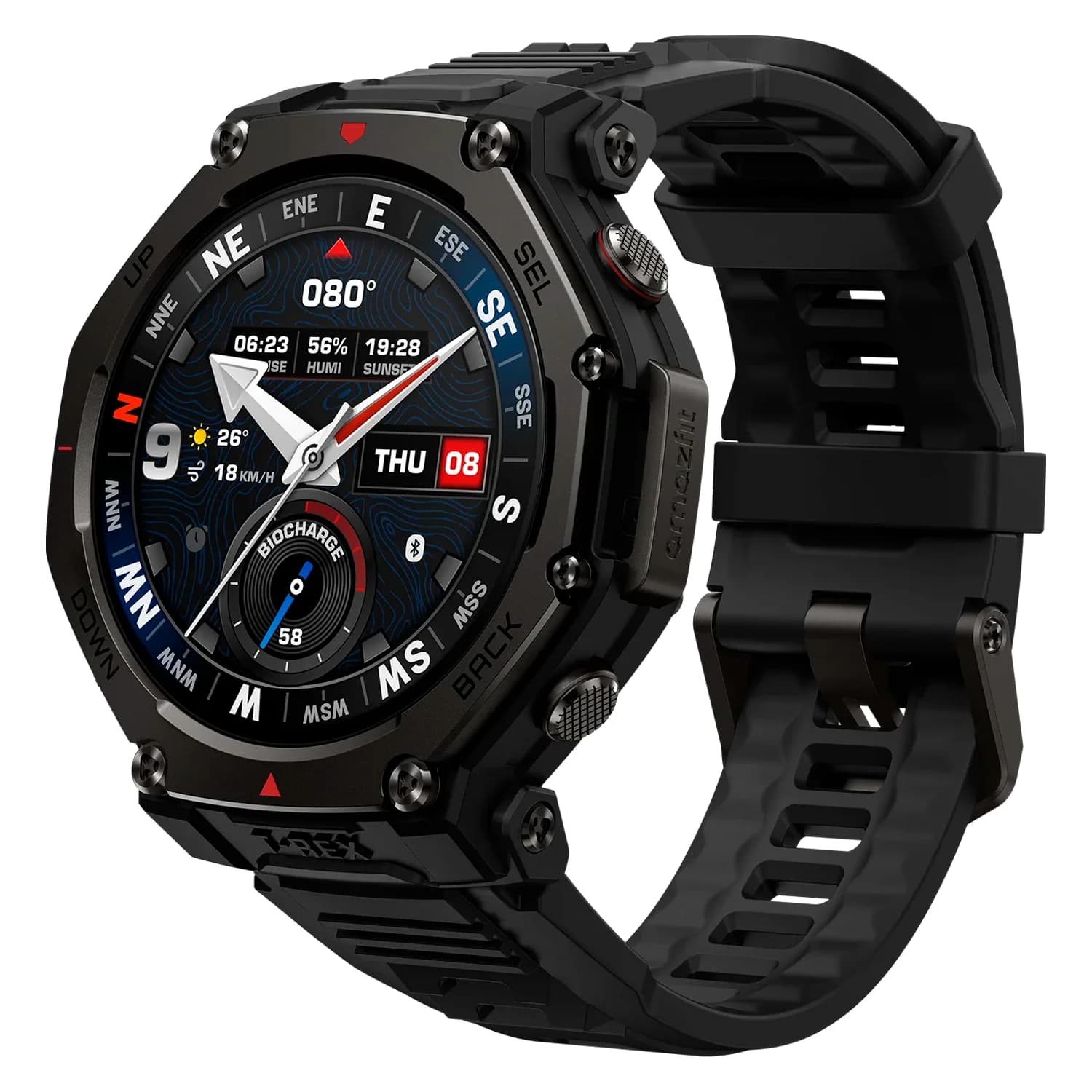 Smartwatch Amazfit T-rex 3 Pro A2444 48mm Preto