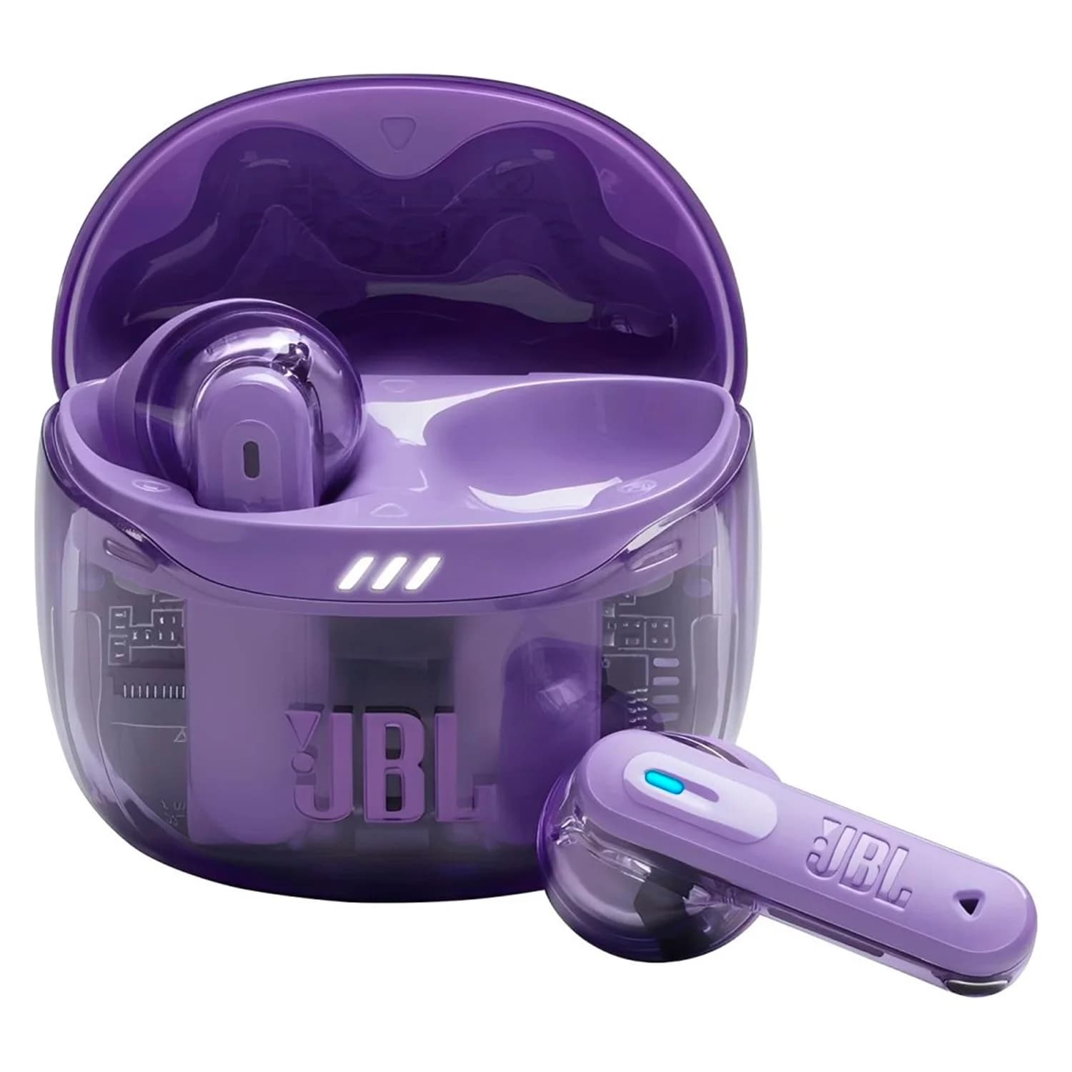 Fone De Ouvido JBL Tune Flex 2 Ghost Edition Wireless Roxo