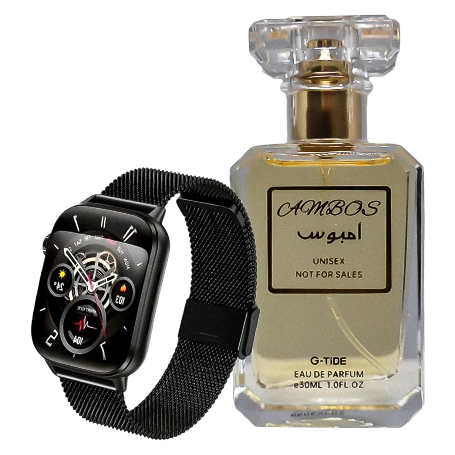Smartwatch G-tide S6 Pro + Perfume AM Unissex Preto