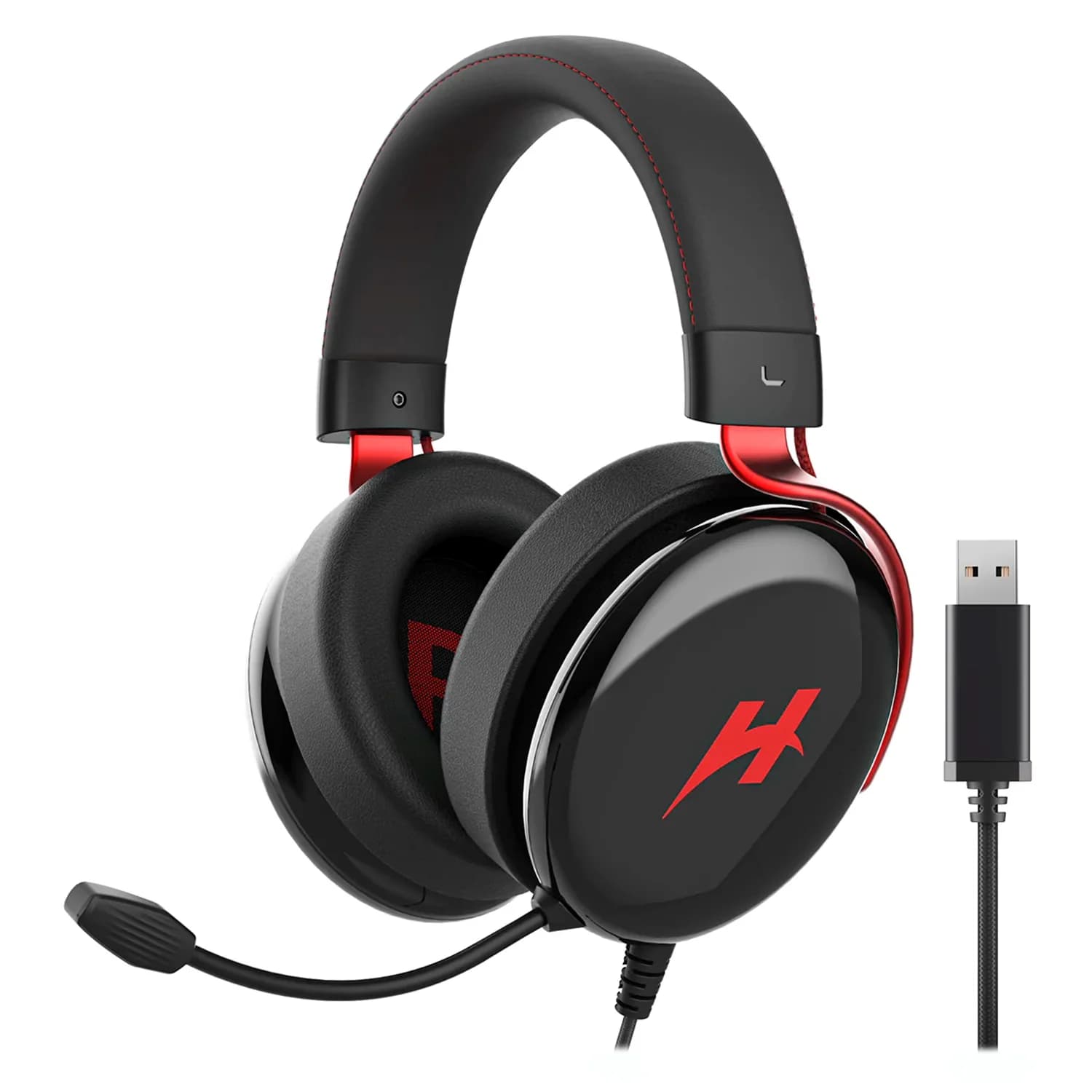 Headset Gamer Haylou Hexstorm G1 Hdg01 USB Preto