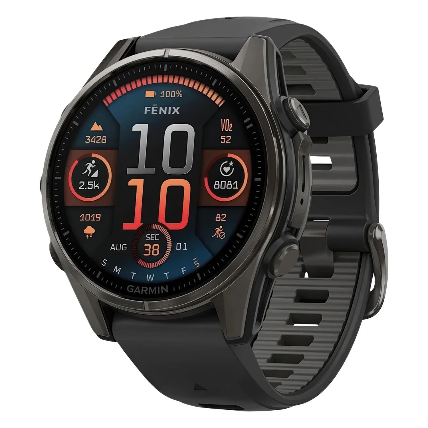 Smartwatch Garmin Fenix 8 Amoled 43mm 010-02903-20 0x216:Carbono