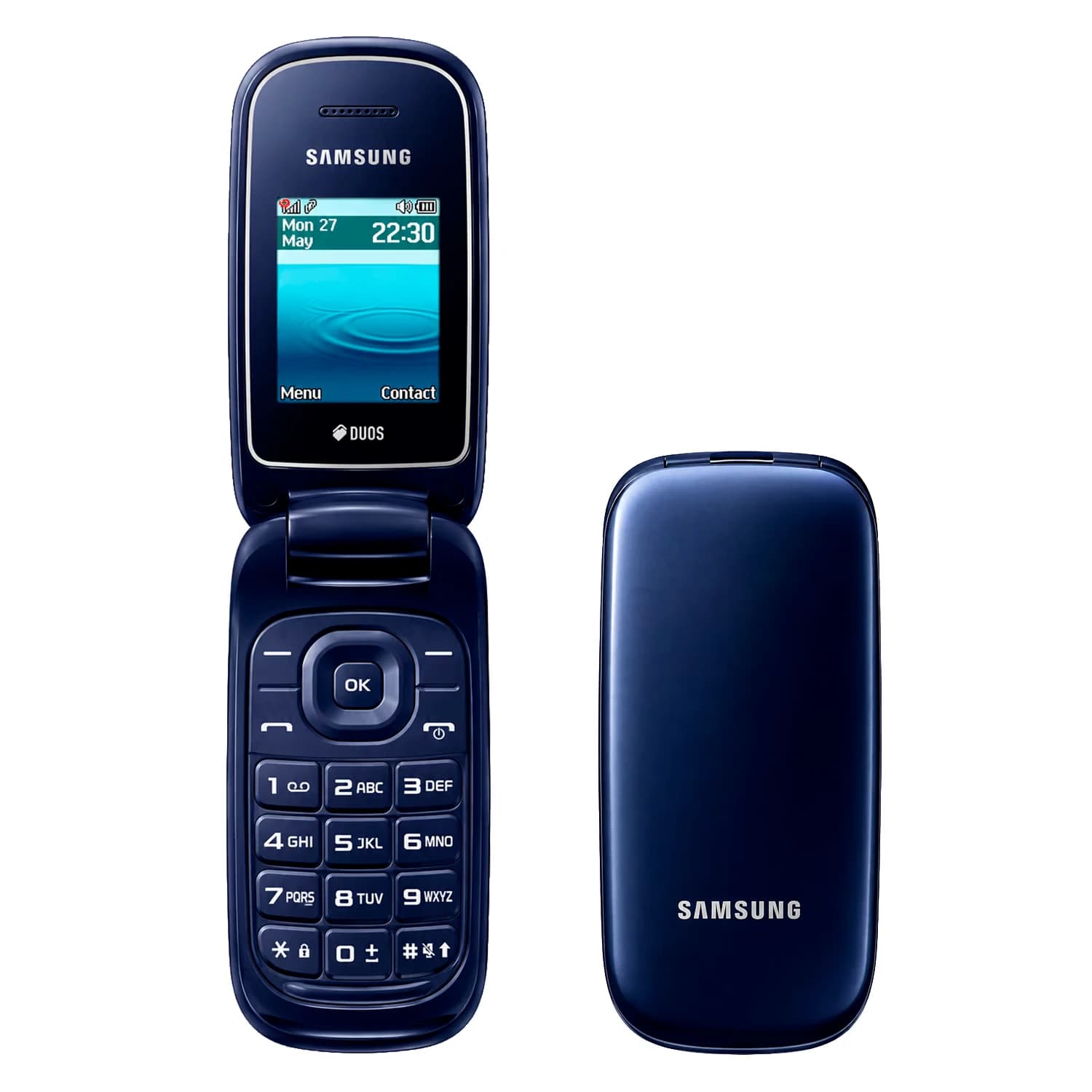 Samsung Samsung Celular Samsung Flip Gt-e1272 Dual SIM 8MB 0x210:(Blue)