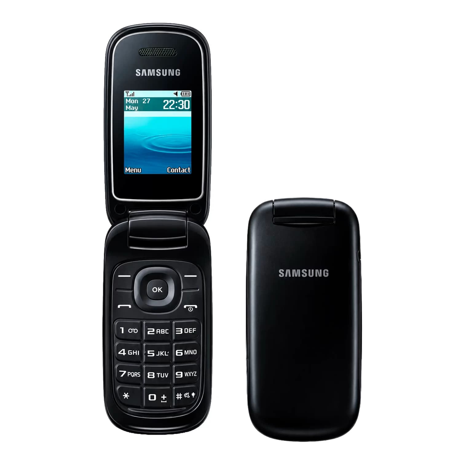 Samsung Samsung Celular Samsung Flip Gt-e1272 Dual SIM 8MB 0x231:(Black)