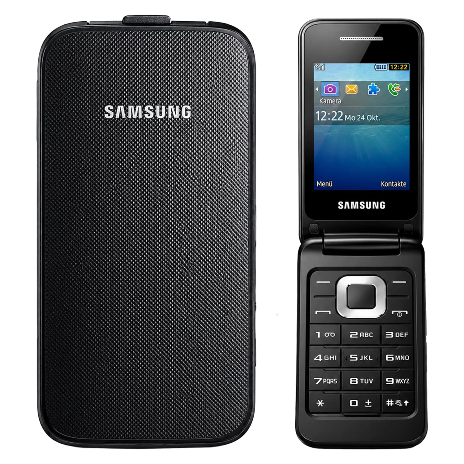 Samsung Samsung Celular Samsung Flip Gt-c3520 Dual SIM 28MB 0x231:(Black)