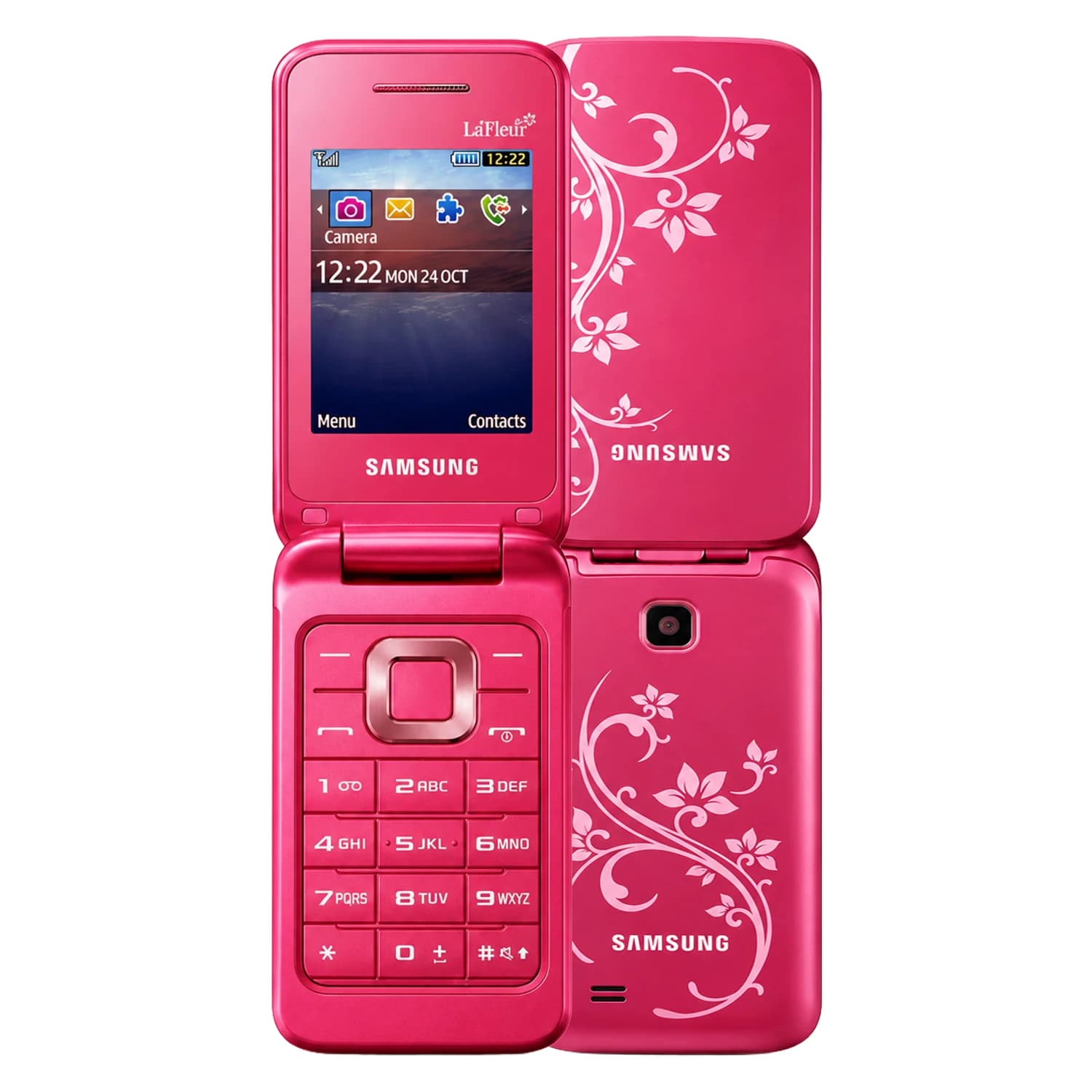 Samsung Samsung Celular Samsung Flip Gt-c3520 Dual SIM 28MB 0x237:(Red)