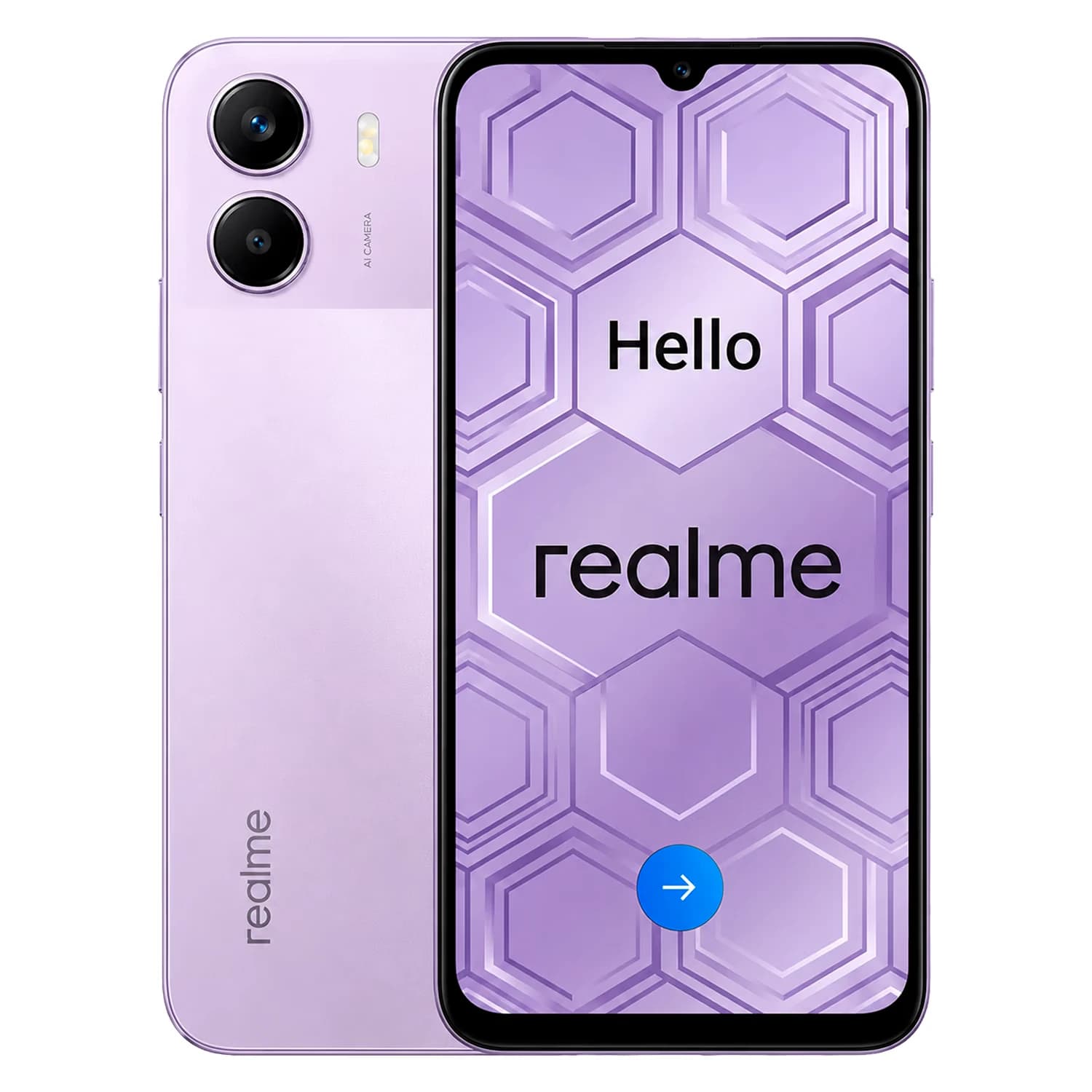 Realme P4 Lite Rmx5377 256GB 0x233:(Purple)