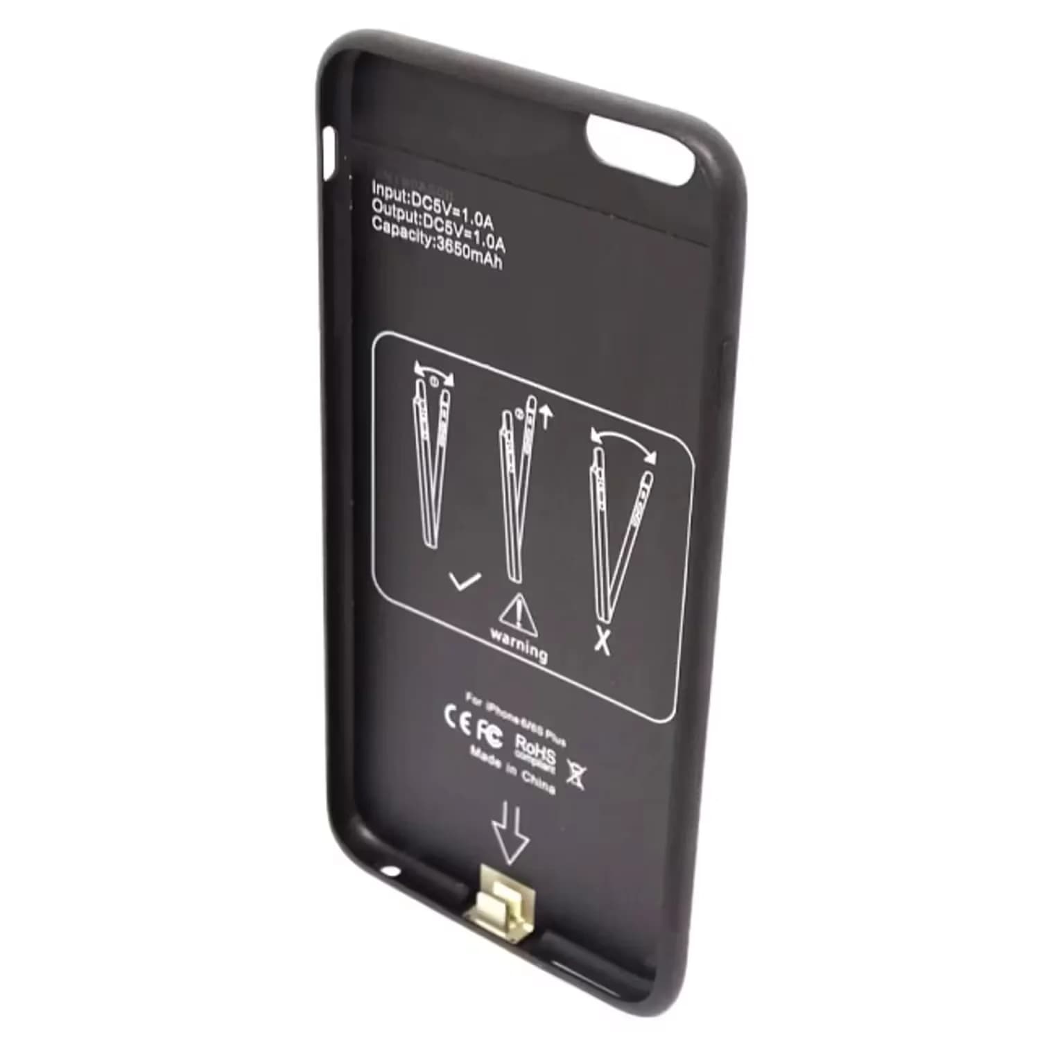 Carregador Portátil Pineng Pn-bc7p 3650mah Preto