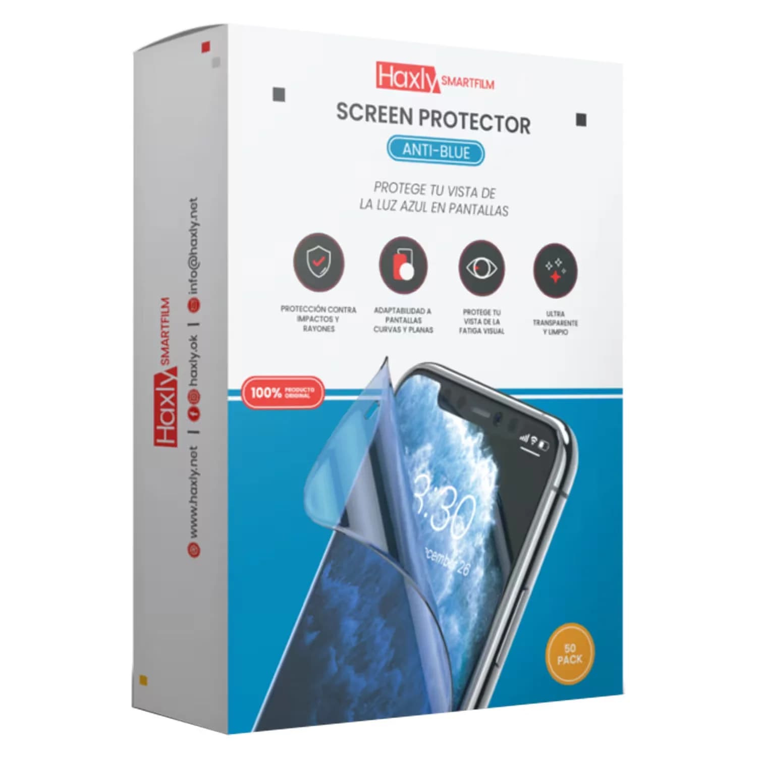 Película Haxly Smartfilm Anti Blue-ray Hx-f0004-50 Para Smartphone